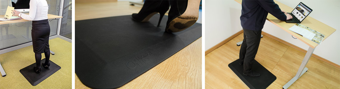 Orthomat Office Standing Desk Mat - A solution to compliment sit stand desks