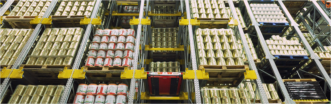 example of goods stored in a warehouse