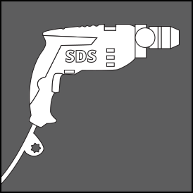 Electric SDS drill with hammer action